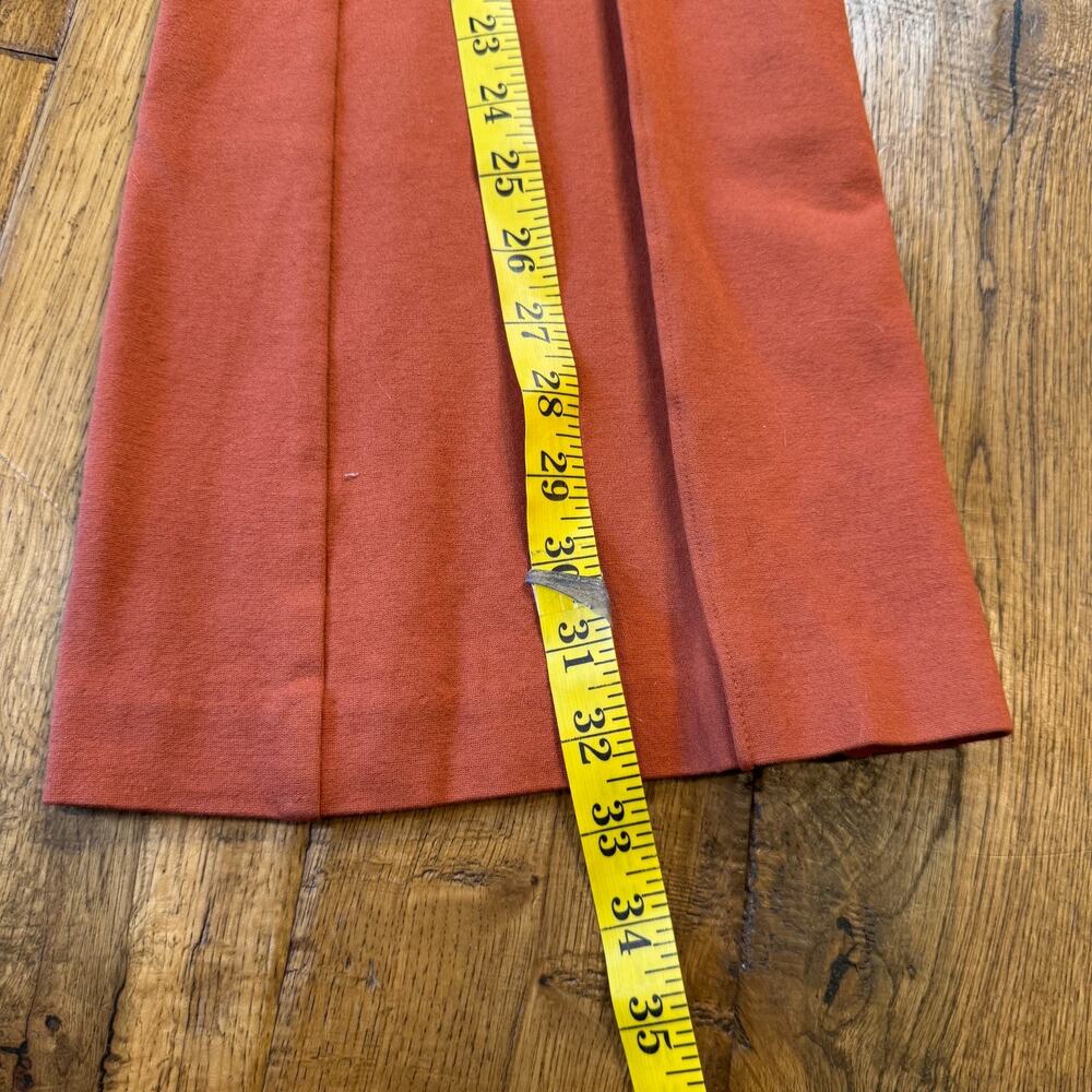 A New Day Women Kick Flare Soft Stretch Pants Pull On Size 2 Rust Orange - Picture 5 of 7
